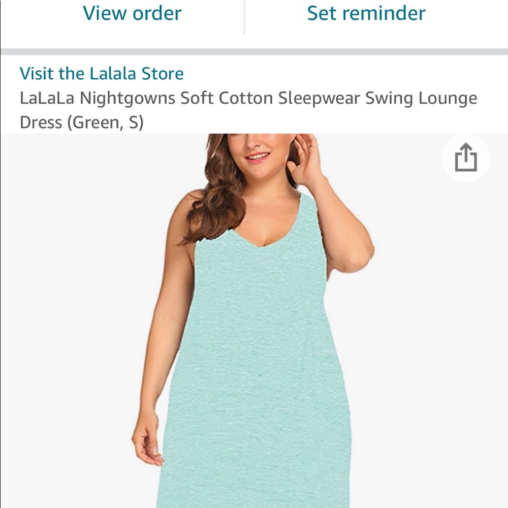 Lot of 2 soft night shirts / swim coverup / lounge dress pink and aqua